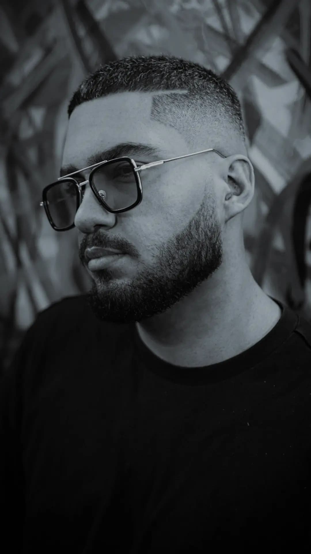 Creative beard styling work